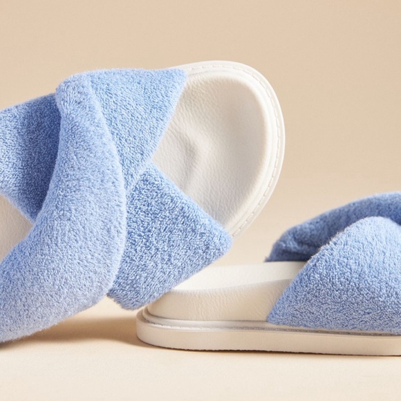 Anthropologie Maeve Terry Slide Sandals size 10 summer minimalist preppy - Picture 2 of 7